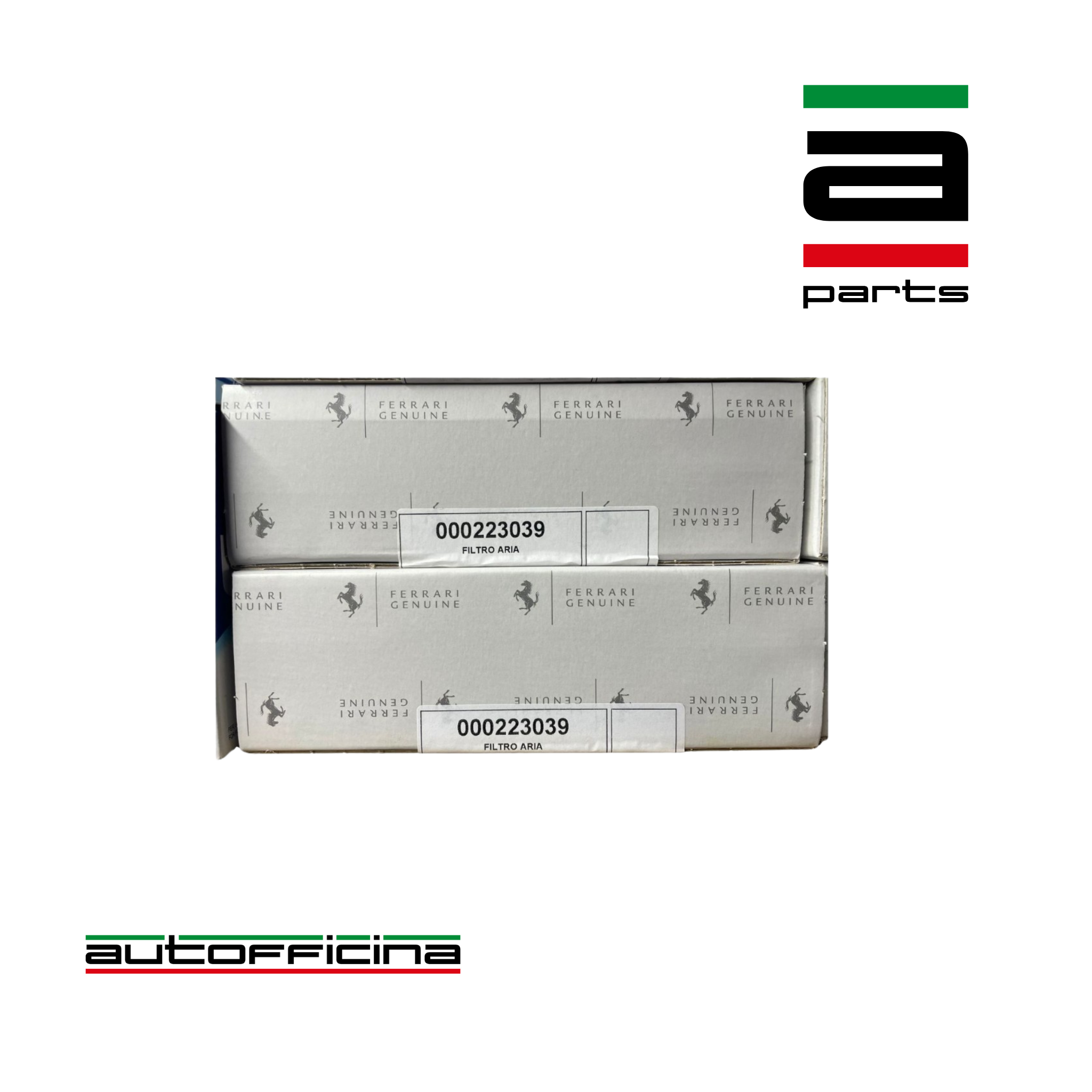 Ferrari 612 599 California GTC4 Lusso FF Air Filter Pair Genuine 223039
