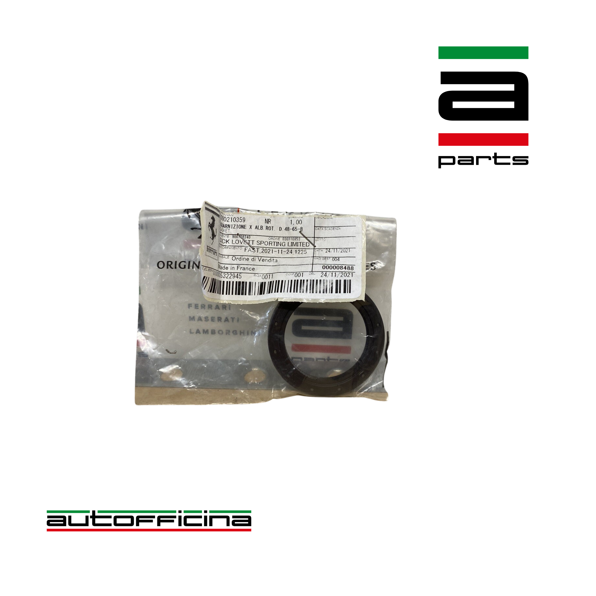 Ferrari  599 F12 812 LaFerrari Crankcase Oil Seal # 210359