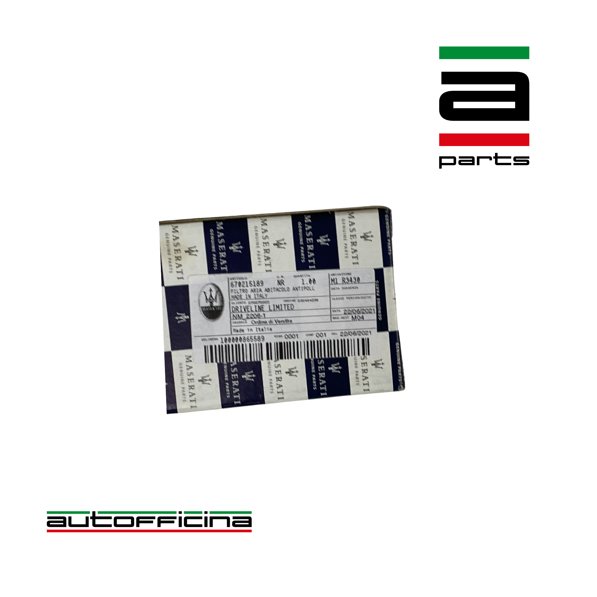 Maserati MC20 Cabin Filter 670215189
