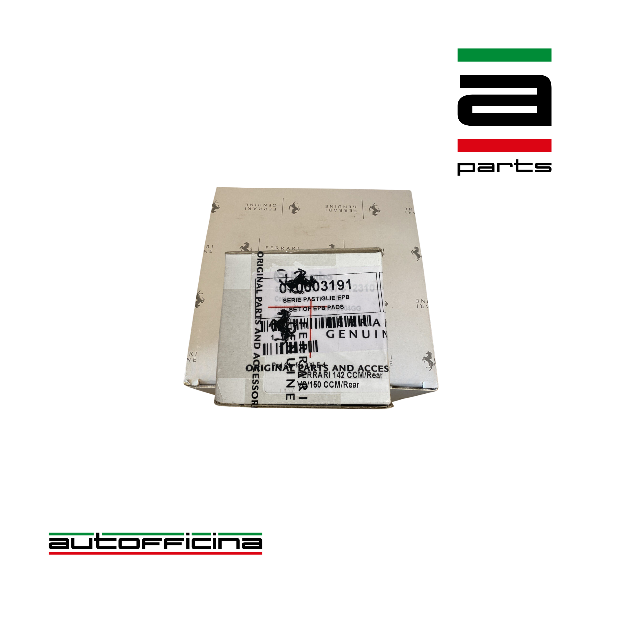 Ferrari 458 Speciale La Ferrari EPB Pads 70003191 Genuine